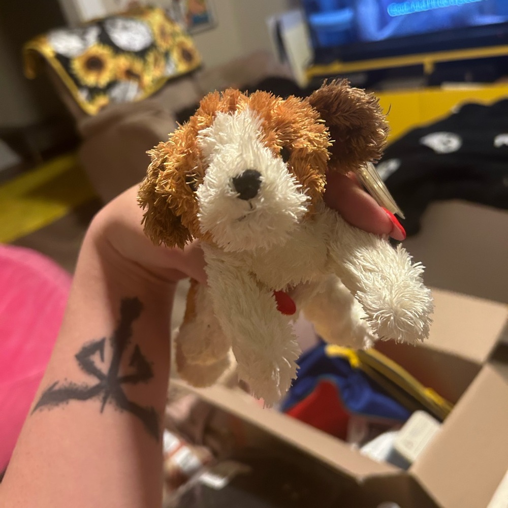 TY Beanie Baby Sampson the Dog Retired Vintage Collectible (7 inch)